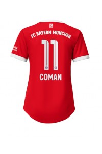 Bayern Munich Kingsley Coman #11 Fotballdrakt Hjemme Klær Dame 2022-23 Korte ermer